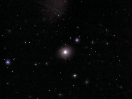 M87 galaxy as seen through the Odyssey Pro. 