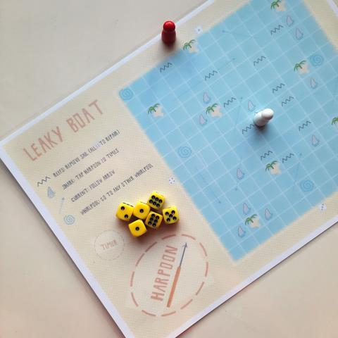 Leaky Boat print and play game review