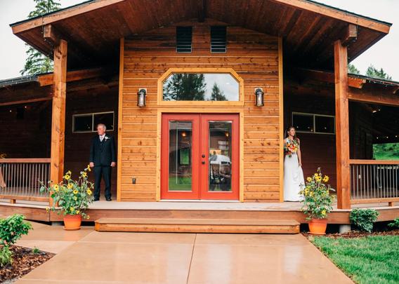 First look with dad at Haymoon Resort in Whitefish Montana