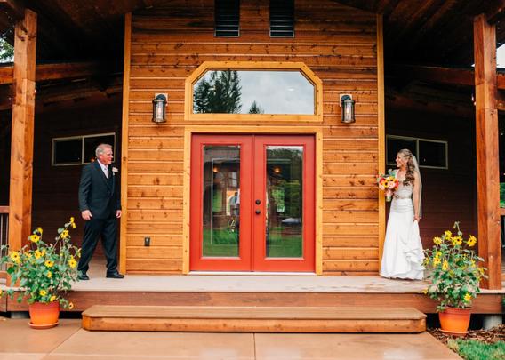 First look with dad at Haymoon Resort in Whitefish Montana