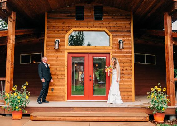 First look with dad at Haymoon Resort in Whitefish Montana