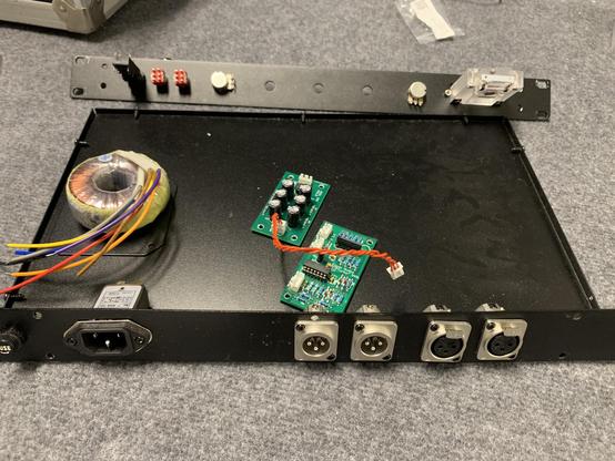 GSSL rear panel with all jacks installed