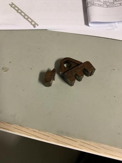 Broken crimping tool