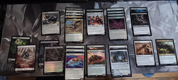 Aetherdrift Prerelease Sealed Build 

Nesting Bot
Beastrider Vanguard 
Leonin Surveyor 
Sundial, Dawn's Tyrant
Zahur, Glory's Past
Lagorin, Soul of Alacria
Loxodon Surveyor 
Daring Mechanic 
Guidelight Synergist 
2x Hazard of the Dunes
Swiftwing Assailant 
Alacrian Jaguar
Risen Necroregent

2x Colision Course
Spotcycle Scouter
Veloheart Bike
Thunderous Velocipede
Tune Up 
The Aetherspark 
Ride's End
Thundering Broodwagon

8 Forest
7 Plains
1 Swamp
Scoured Barrens
