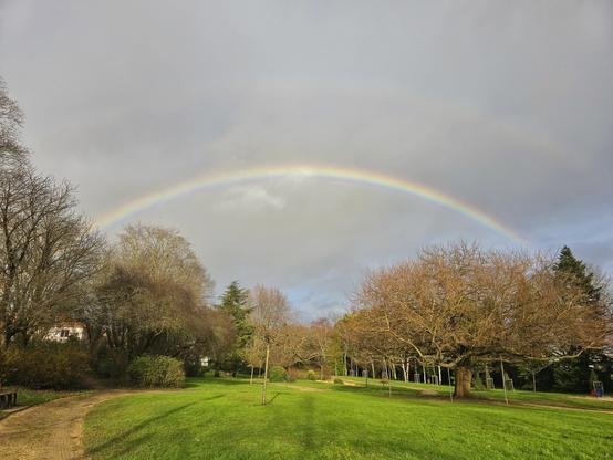 D'un bout à l'autre, la même chose 🌈