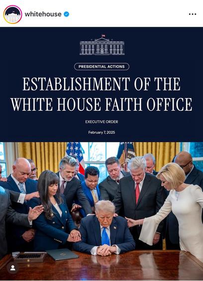 White house faith office picture