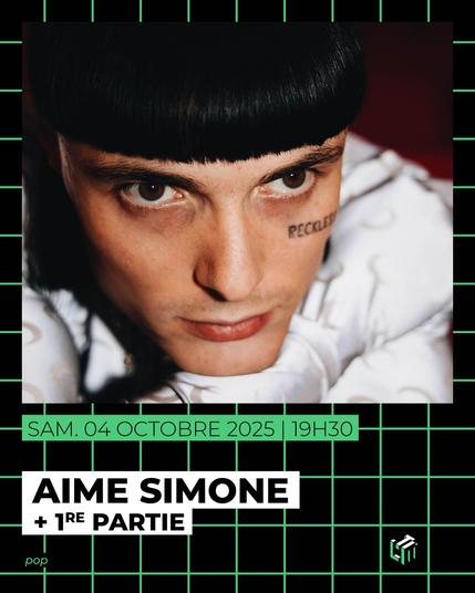 annonce du concert de Aime Simone