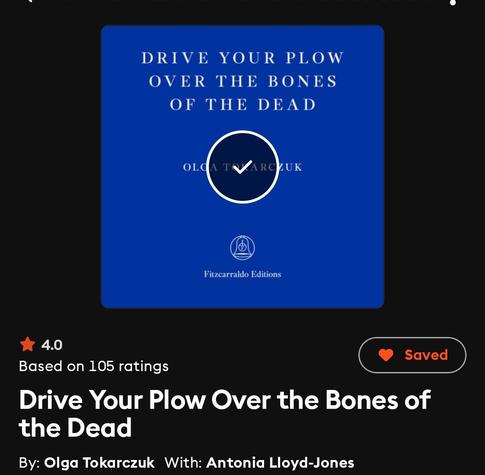 Drive Your Plow Over the Bones of the Dead, Written by Olga Tokarczuk, read by Antonia Lloyd-Jones