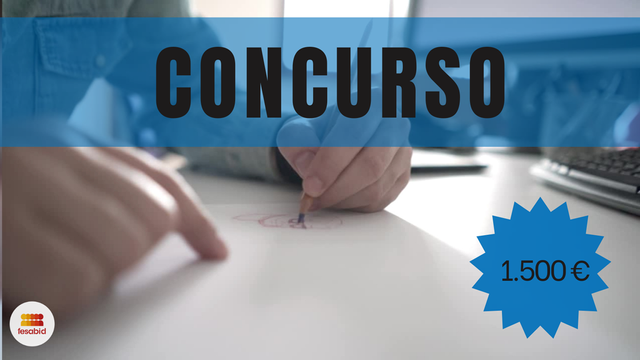 foto de una persona dibujando con el texto concurso 1500€