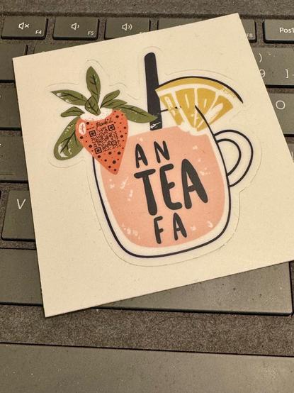 Bild von Teetasse mit AUfschrift anteafa