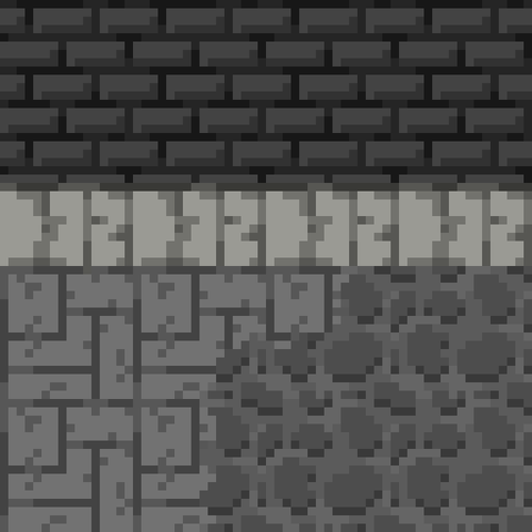 A dungeon tileset