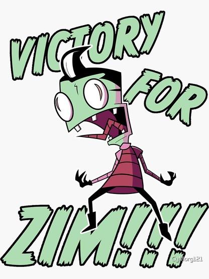 Invader Zim steals a garden gnome, declares it a W 