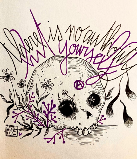 Illustration « There is no authority but yourself »