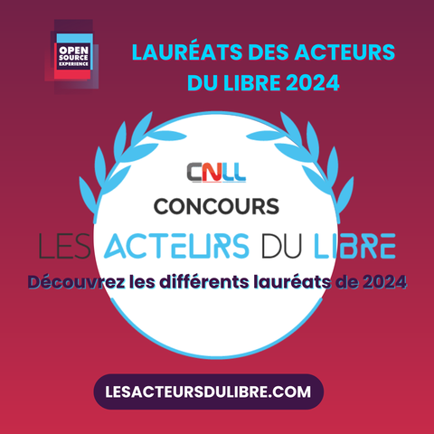 Résultats concours les Acteurs du Libre avec la CNLL
