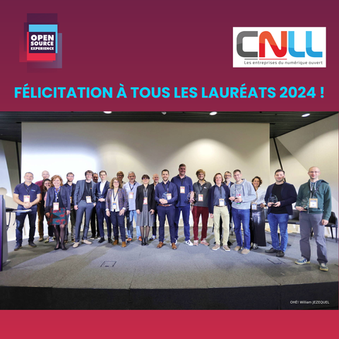 photo de groupe des lauréats 2024