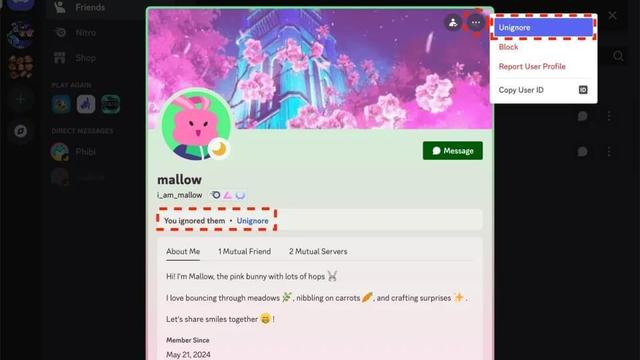 Discord launches Ignore feature! 🚫 Hide messages, DMs, notifications, profiles, and activity from specific users—without them knowing. Say goodbye to unwanted distractions! 👋 #DiscordUpdate #NewFeature #Privacy #TechNews #OnlineSafety #DiscordTips #UserExperience