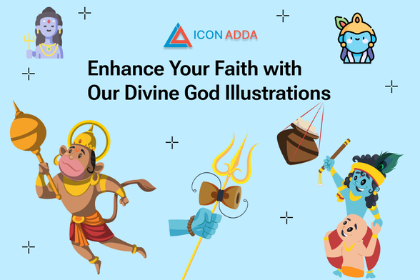 BY ICONADDA ,

Are you looking for lovely, spiritually inspired images to add to your designs? An excellent method to incorporate artistic and spiritual elements into your projects is through God pictures. We have a vast gallery of free pictures on IconAdda that will beautifully capture many gods, mythological figures, and divine symbols. Our God pictures greatly enhance religious artwork, devotional materials, and spiritual presentations.

Why Choose illustrations of God?

Spiritual & Aesthetic Appeal: Through fine craftsmanship and close attention to detail, these illustrations attempt to convey the spirit of divinity.
Quality and flexibility: scalable for print or use digitally, retaining the richness and clarity of the illustrations
Scalable and Customizable: Change the hues, dimensions, or designs to suit your unique artistic vision.

Check out Free God illustrations at IconAdda

We have premium free drawings in SVG, PNG, and more formats, and some of the popular categories include:
Hindu Deities: Goddess Lakshmi, Lord Shiva, Lord Ganesha, and more.
Christian icons include biblical characters, Jesus Christ, Mother Mary, and crosses.
Buddhist art includes sacred symbols, Dharma wheels, and meditating Buddhas.
Gods and goddesses from many ancient societies are examples of mythological figures.

