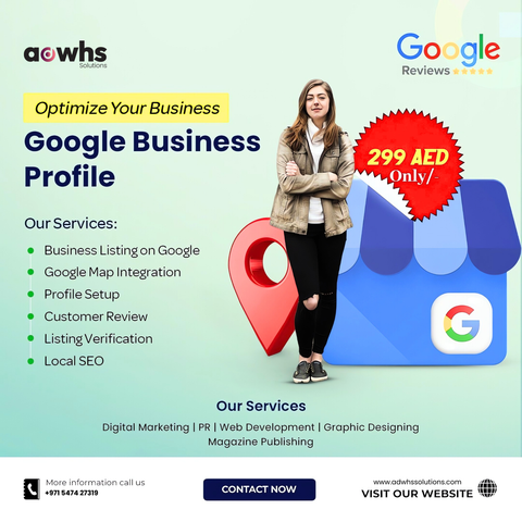 As a top Google Business creation company in Dubai, UAE, we ensure your business stands out online.