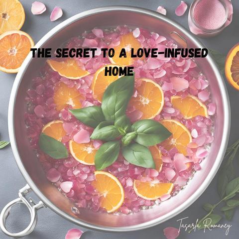 basil, oranges, pink salt