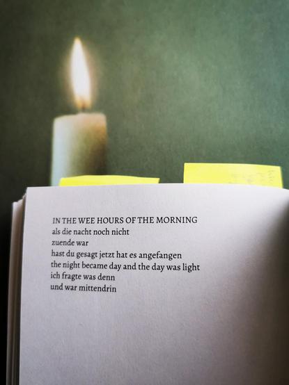in the wee hours of the morning