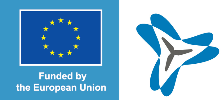 EU flag with text "Funded by the European Union" and ModConFlex logo
