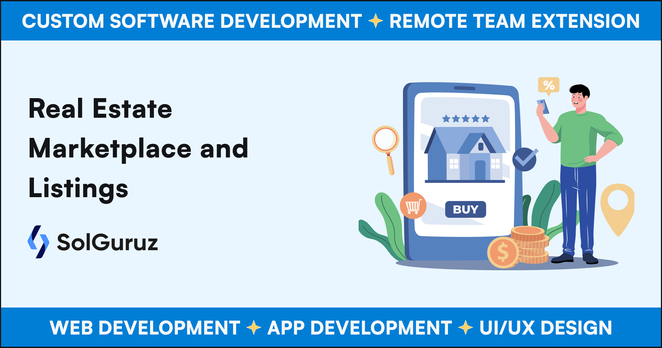 Real estate marketplace and listing