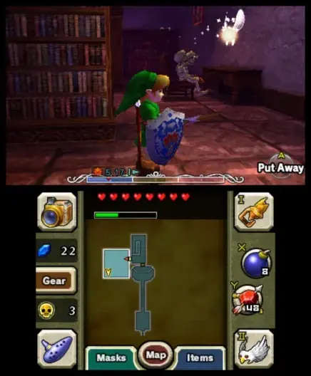Screenshot from The Legend of Zelda: Majora's Mask 3D