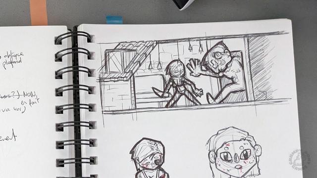 First sketch for LOCKED