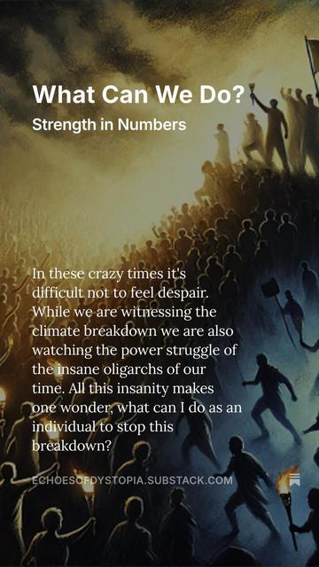 Blog post thumbnail: We Can we do as individuals to create change?