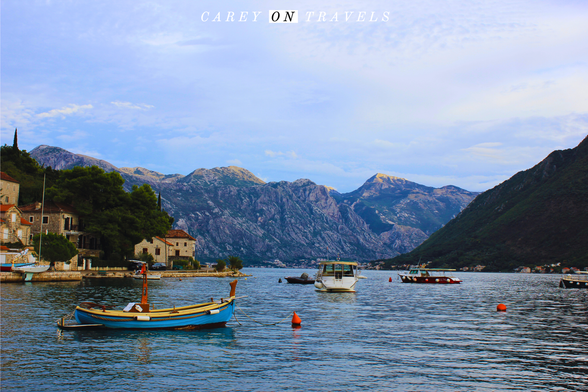 View of Perast Harbor