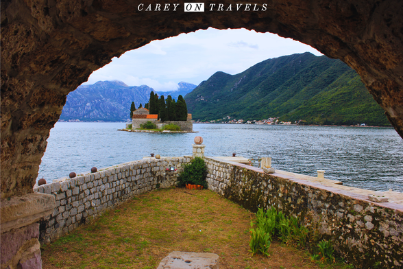 View of St. George Island from Our Lady of the Rocks Perast