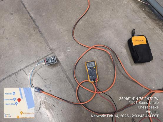 Contactor connected to temp leads