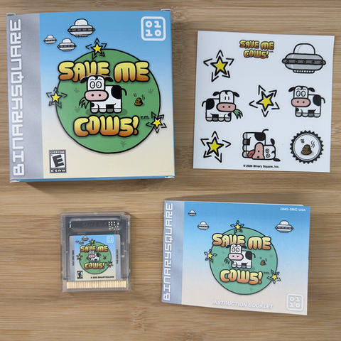 Save Me Cows!, an NEW GameBoy Game :D