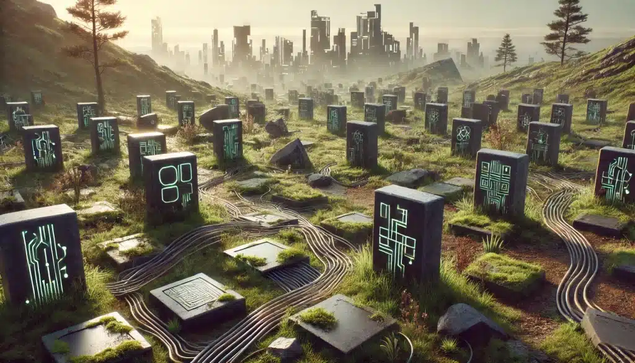 photo: startup graveyard