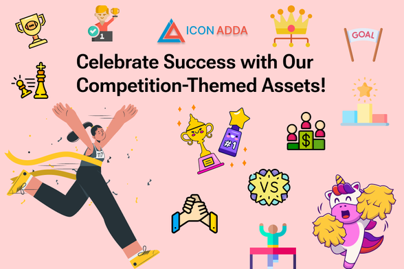 BY ICONADDA ,


In the modern competitive digital age, strong visuals are the key to achieving the highest level of impact and engagement for content. Whether you’re developing a presentation, creating marketing materials, or designing an application, high-quality icons, stickers, and illustrations can turn your projects into a success. At IconAdda, we provide a rich repository of free illustrations, icons, and stickers for use at no cost!

Why Use Free Competition Illustrations, Stickers, and Icons?
Using professional assets enables you to stand out while creating for branding, competitions, or any digital product. The following reasons justify using IconAdda’s free stickers, icons, and illustrations:
Visual Attractiveness: Beautifully designed graphics enhance the appeal of content.
Save Time & Effort: Having access to high-quality elements renders it unnecessary to start from scratch while designing images.
Cost-effective: You won’t need to pay high subscription fees or purchase items since you can utilize our library for free.
Use Flexibility: You can use these resources for various purposes, including websites, presentations, social media, and posters.
Consistent Aesthetics: Use professionally crafted icons, stickers, and images to create a consistent design appearance.

