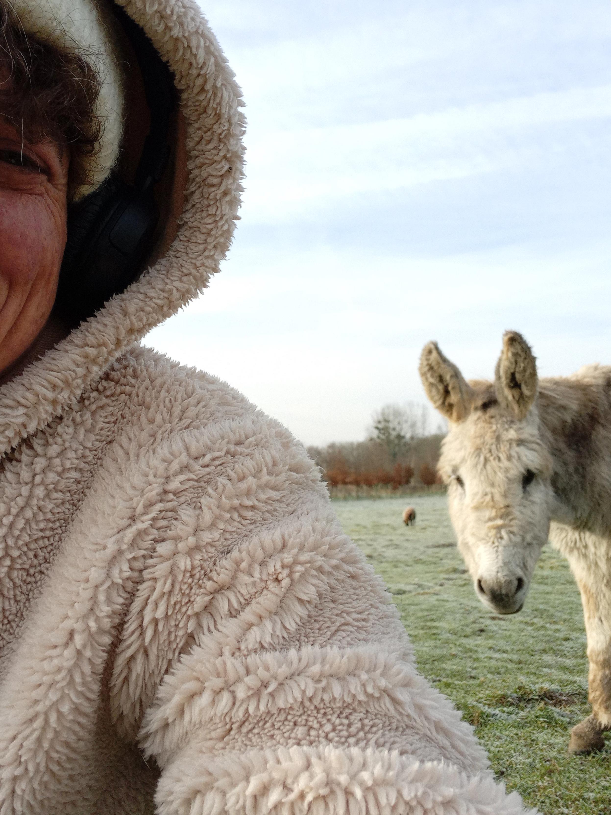 Un selfie inversé de Groumand et moi. Non mais ! Vous avez vu cette tête !!