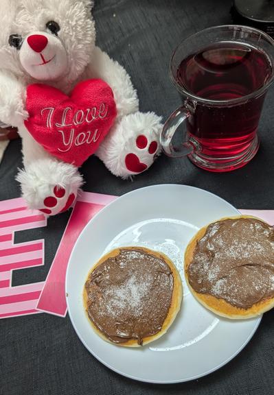 #casualsaturday #pancakes #nutella #valentines #blackcurrent