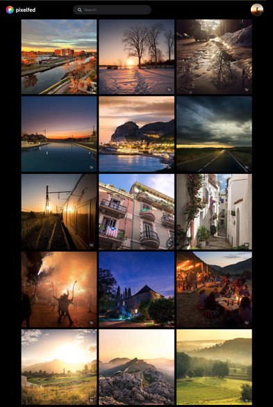 My first photos have been imported from Instagram to Pixelfed.