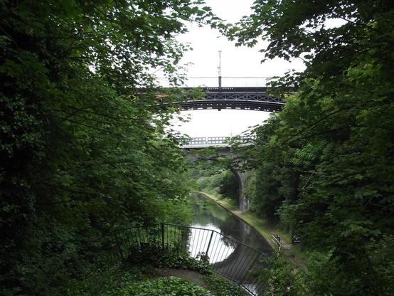 A photo titled "BCN New Main Line - Smethwick - Galton Tunnel, Galton Bridge and Smethwick Galton Bridge Station - High Level", taken near Railway Bridge, Summit Tunnel by ell brown on Flickr.