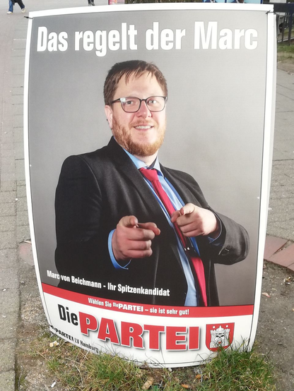 "Das regelt der Marc" - Die PARTEI Hamburg