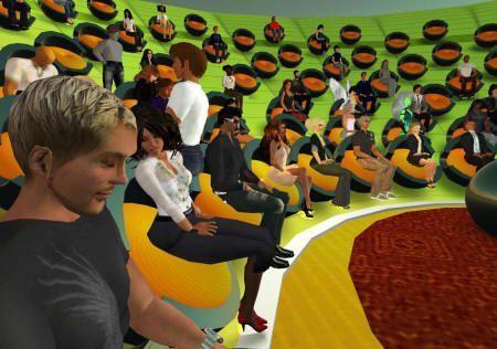 drawback to hybrid events: an illustration of a virtual audience of avatars. Image attribution: http://www.flickr.com/photos/public_diplomacy/ / CC BY-ND 2.0