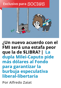 "¿Un nuevo acuerdo con el FMI será una estafa peor que la de $LIBRA? La dupla Milei-Caputo pide más dólares al Fondo para garantizar la burbuja especulativa liberal-libertaria."