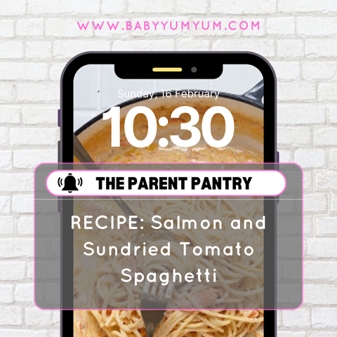✨ Quick and Delicious Salmon and Sundried Tomato Spaghetti ✨  Craving a flavourful dinner? This creamy, rich salmon and sundried tomato spaghetti is ready in under 30 minutes! 🍝 The flaky salmon and sweet sundried tomatoes come together in a tangy, silky sauce—perfect for busy nights or a cosy meal. 🙌  Click here for the recipe 👉https://zurl.co/lL2Nn   #BabyYumYum #BYY #TheParentPantry #foodie #QuickDinner #Familymeal #EasyRecipes