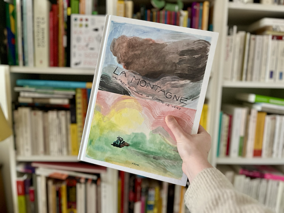 Couverture de la BD « La Montagne » de Valfret et Comme le vent aux éditions Frémok.