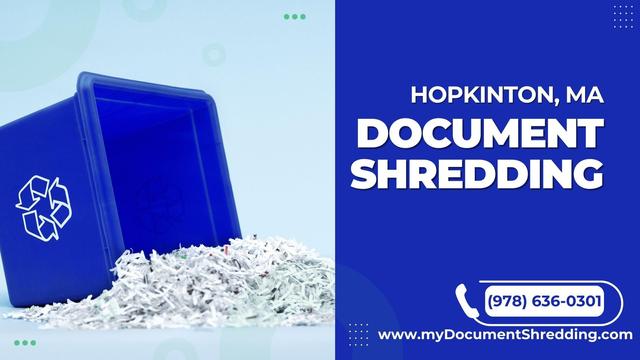 Document shredding Boston MA: https://mydocumentshredding.com/drop-off-document-shredding-service/