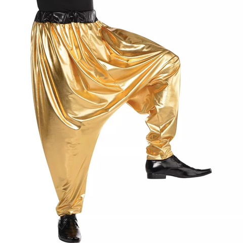 A flashy pair of baggy pants.