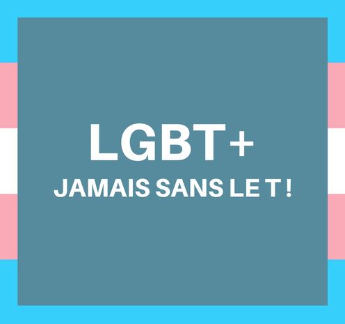 LGBT+ jamais sans le T