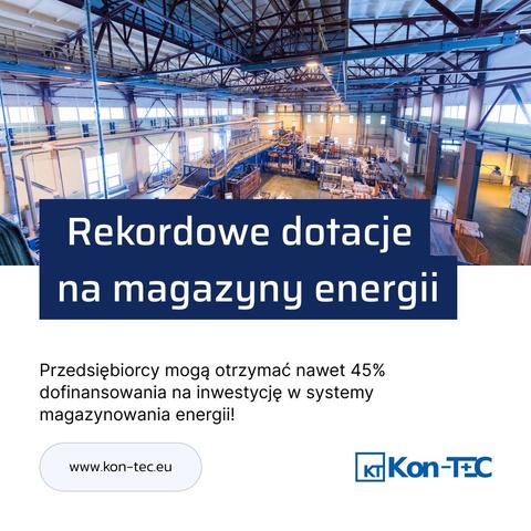 Rekordowe dotacje na magazyny energii