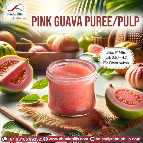 Pink Guava Pulp/puree |ShimlaHIlls