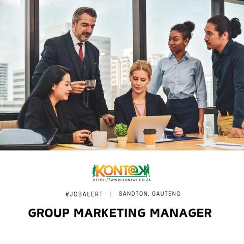 Group Marketing Manager (JB5101) at Kontak Recruitment in Sandton, Gauteng 